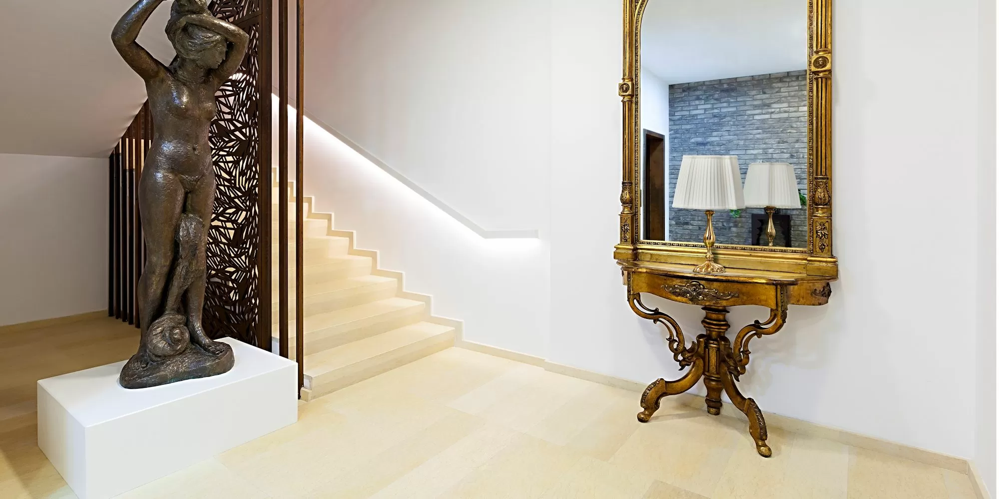 French gold table lamp 796 / LP - Veronique | Table | Lighting | Possoni