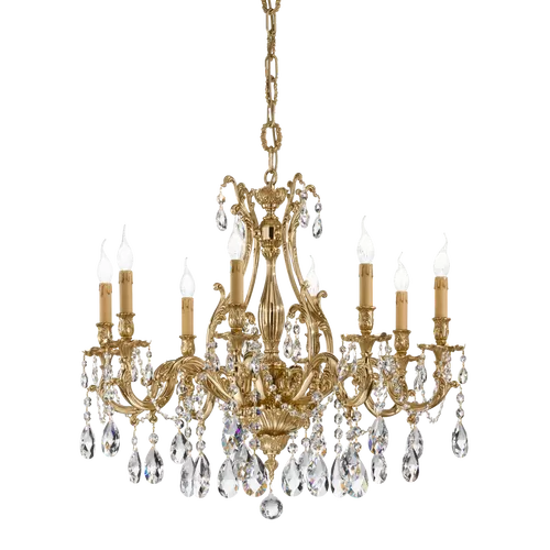 French gold chandelier 093/8-SH / G - Versailles | Suspension | Lighting | Possoni