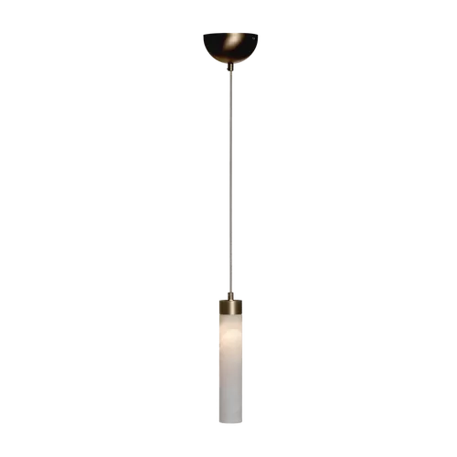 Suspension light satin with alabaster 2000 / S1 - Tube | Suspension | Lighting | Possoni