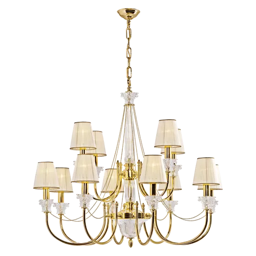 Люстра из чистого золота 37089/8 + 4 - Vicky | Подвеска | Освещение | Possoni