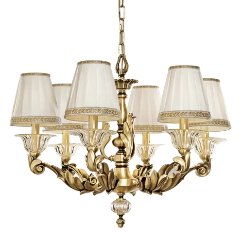 Lampadario satinato 551/6 - Lucilla | Sospensione | Illuminazione | Possoni