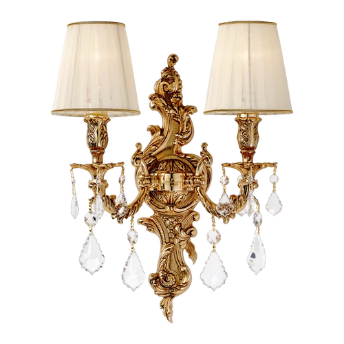 Applique oro zecchino sfumato 4400/A2-SH/P - Lara | Parete | Illuminazione | Possoni