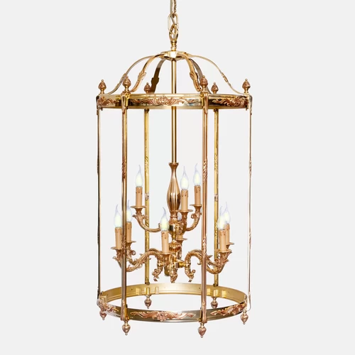 French Gold Lantern 451/ 6+3 - Emily | Suspension | Lighting | Possoni