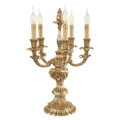 French gold candlestick 798 / C5 - Caesar | Table | Lighting | Possoni