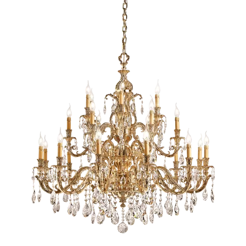 French gold chandelier 791/12 + 6 + 6-SH / G - Wellington | Suspension | Lighting | Possoni