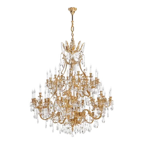 Lampadario oro francese 792/54-SH/G - Kensington | Sospensione | Illuminazione | Possoni