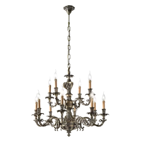 Satin chandelier 796/8 + 4 - Veronique | Suspension | Lighting | Possoni