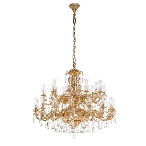 Люстра из чистого золота 830/16 + 16-SH / G30 - Howard | Подвеска | Освещение | Possoni