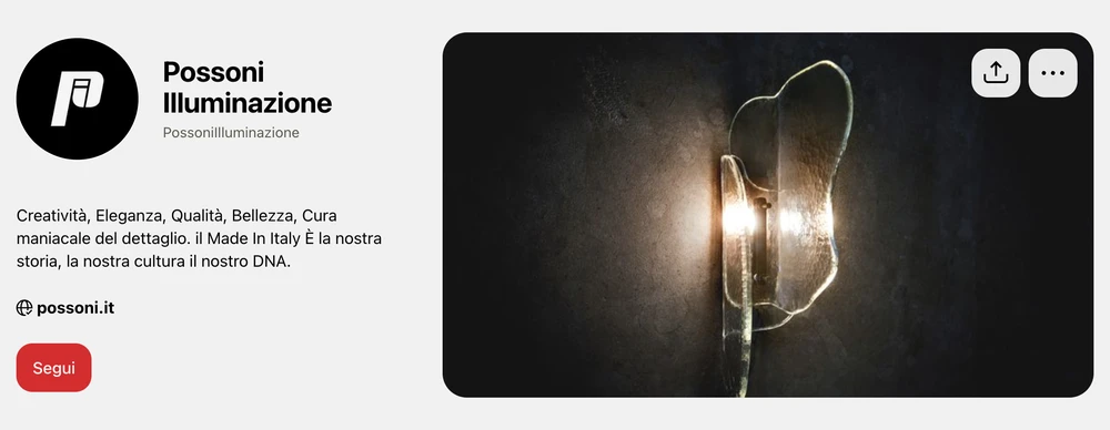 Possoni Illuminazione on Pinterest