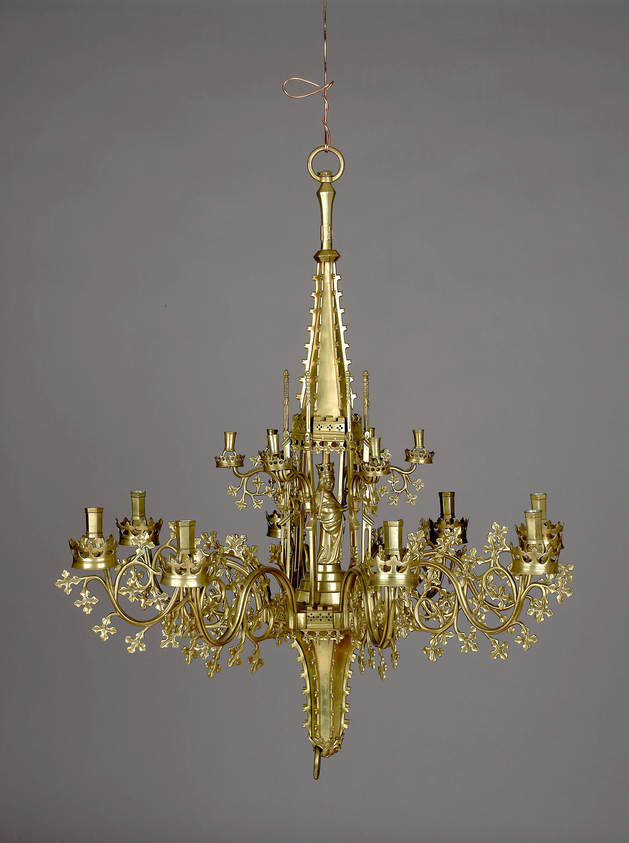 Chandelier with tabernacle (Kapellenkrone) ca. 1450–1470 Credits: The MET