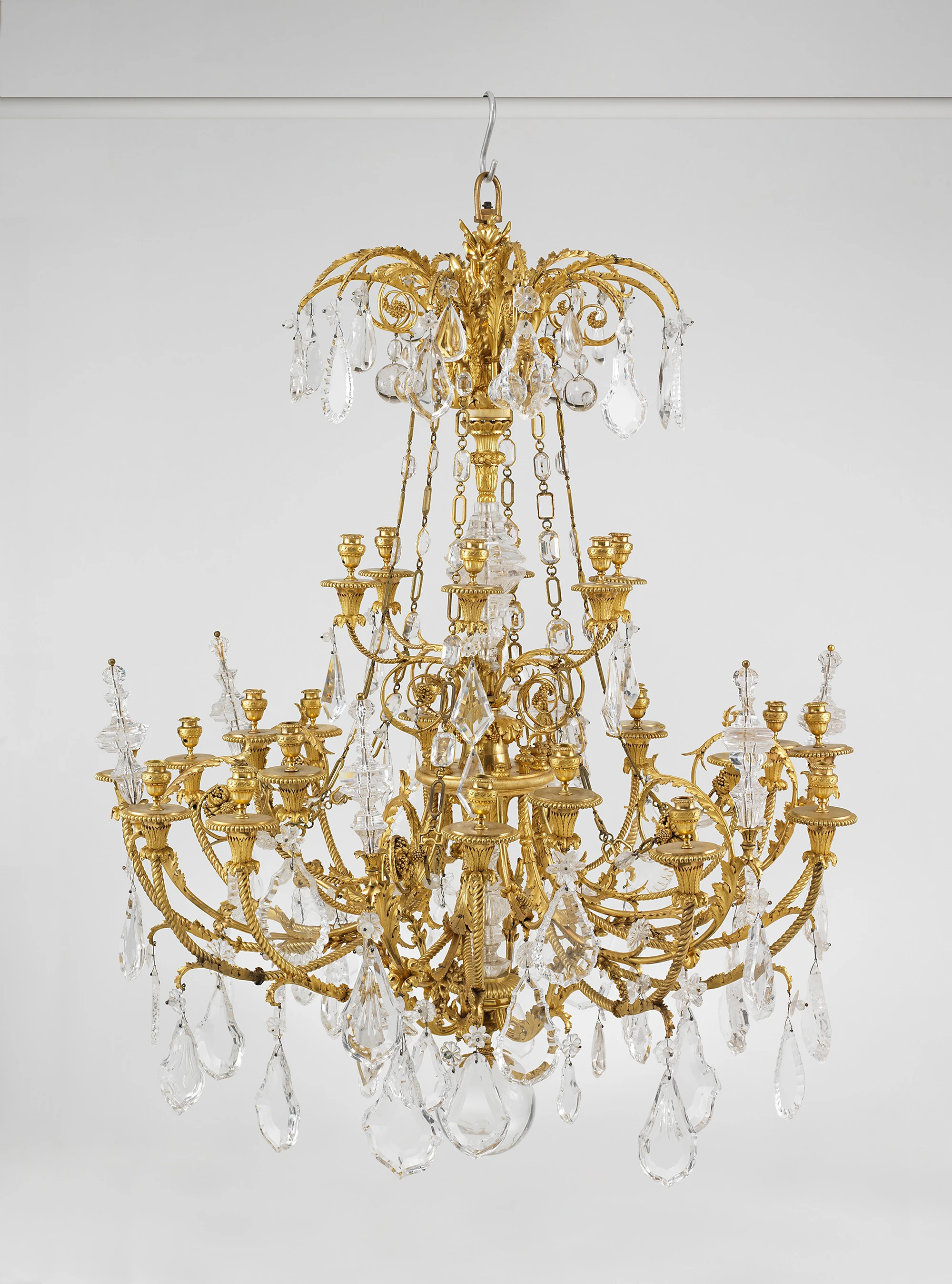Twenty-four-light chandelier, ca. 1790 Credits: The MET